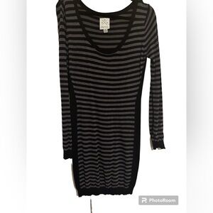 SWS  Knitwear Women’s Knitted Striped Sweater Dress size Large